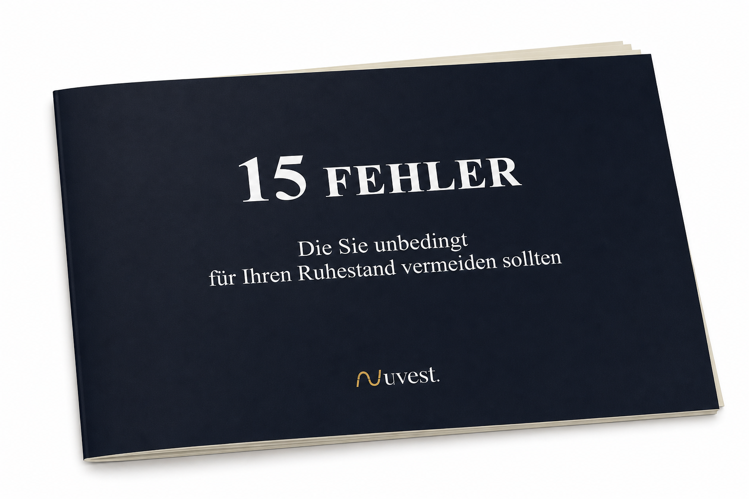 Nuvest Leitfaden 15 Fehler vor dem Ruhestand Darstellung
